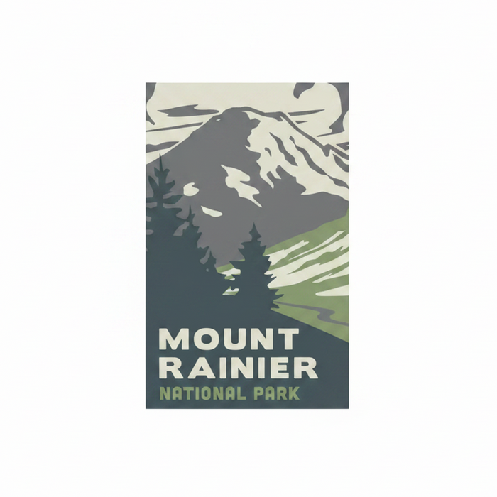 Mount Rainier  Soft Touch Classic Lined Layflat Notebook