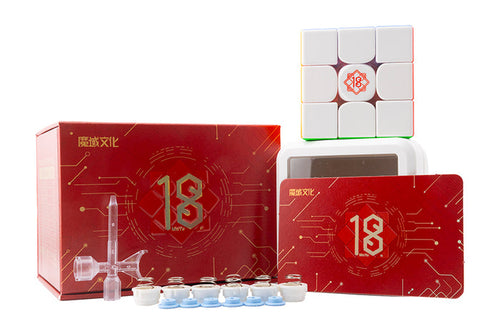 MoYu Super WeiLong 3x3 V2 (20-Magnet Ball-Core + MagLev) - 18th Anniversary Edition - Stickerless