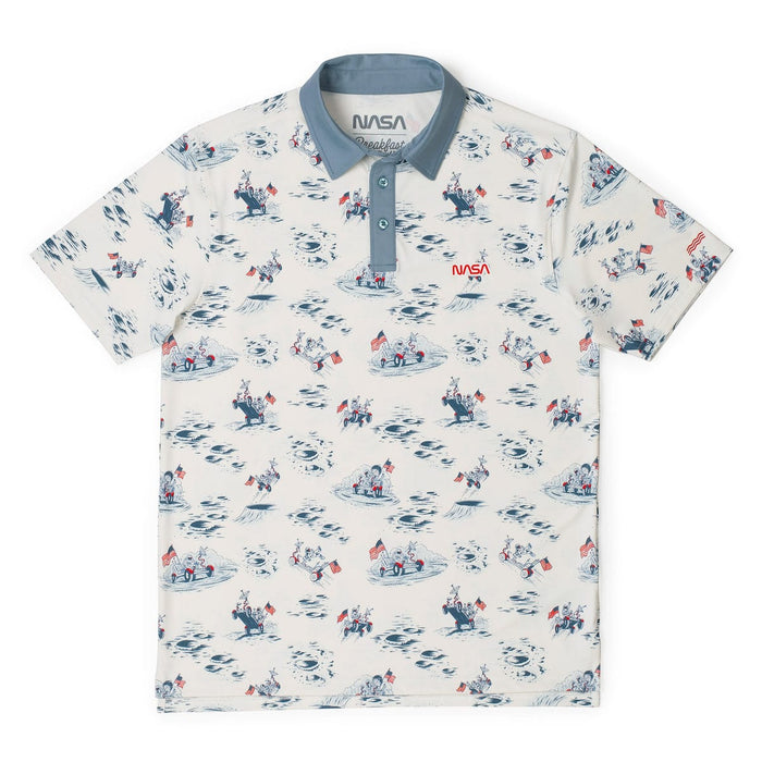 RSVLTS XS NASA Breakfast Balls All-Day Polo NASA "Moon Buggy (White)" – All Day Polo NASA "Moon Buggy (White)" – All Day Polo