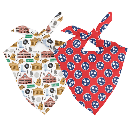 Dog Bandana Co. Nashville Tennessee Dog Bandana