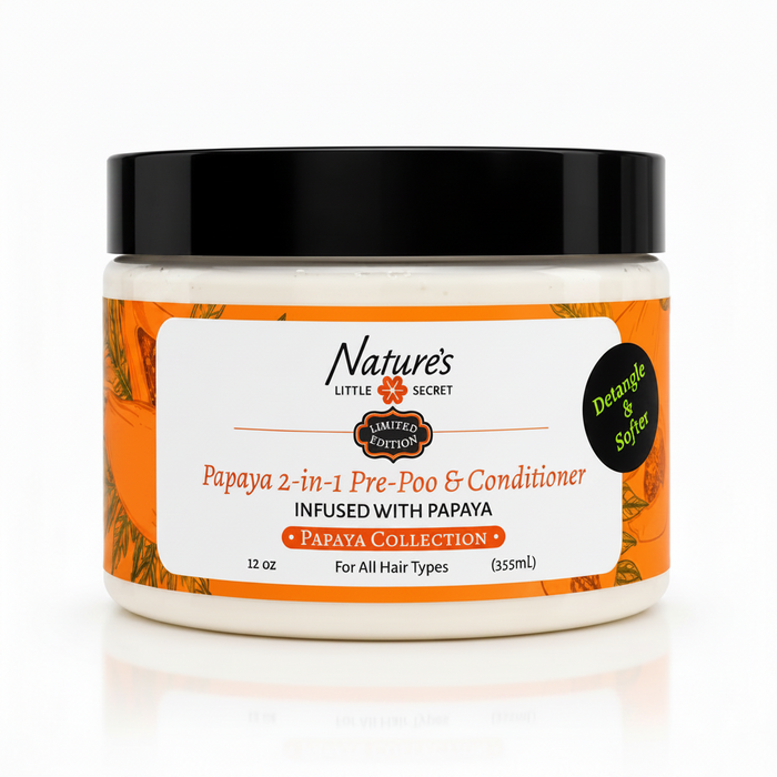 Nature's Little Secret Papaya 2-in-1 Pre Poo & Conditioner 12oz