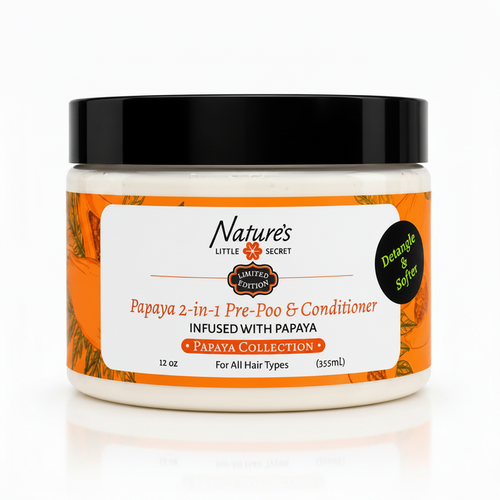 Nature's Little Secret Papaya 2-in-1 Pre Poo & Conditioner 12oz