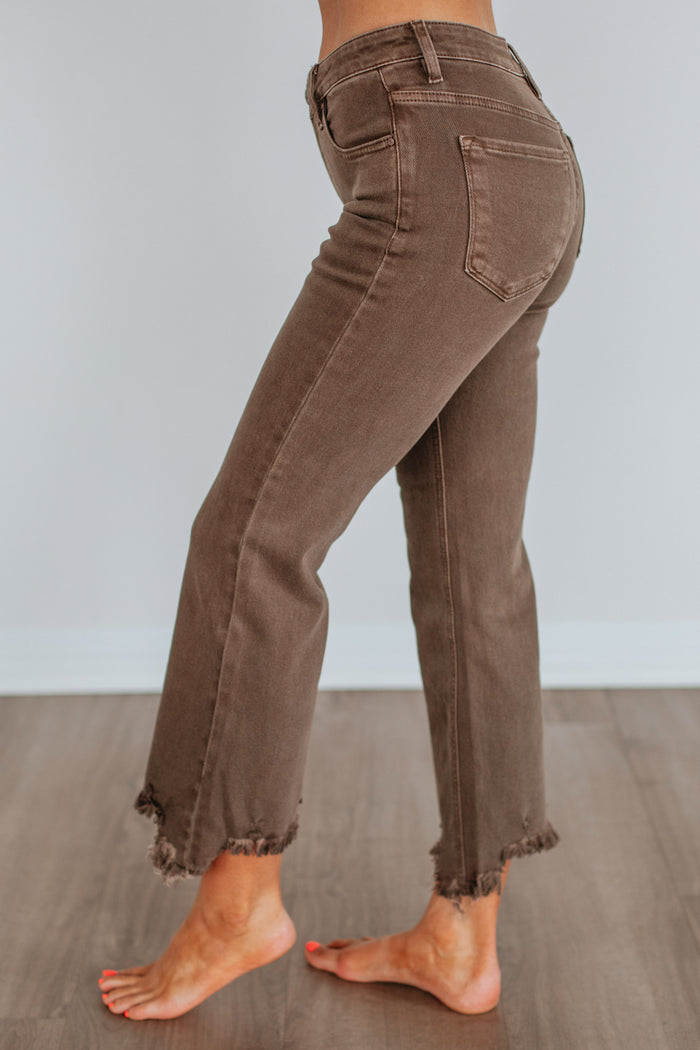 Neona Risen Jeans - Brown