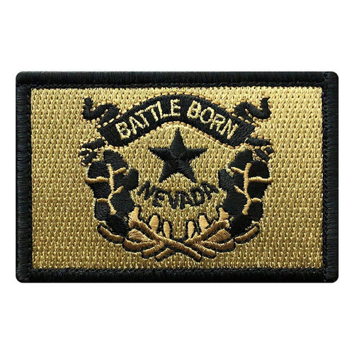 Nevada State Flag Battle Born Patch (Embroidered Hook)