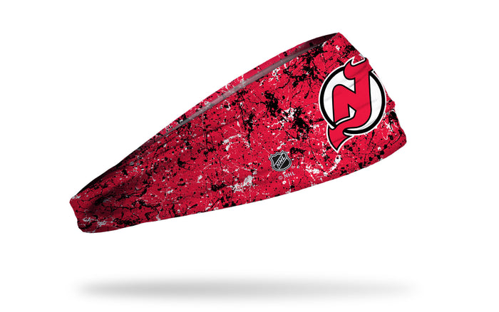 New Jersey Devils: Splatter Big Bang Lite Headband - View 2