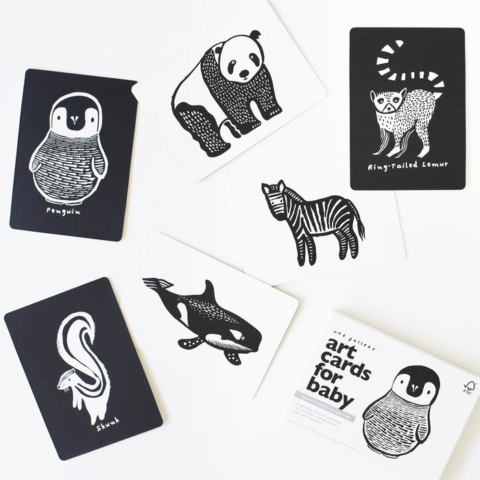Newborn Baby Gift Set - Black + White