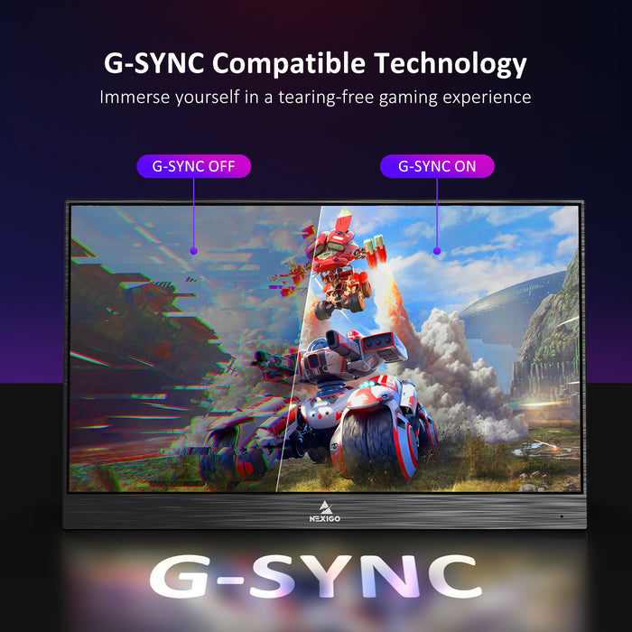 The monitor displays a 100% SRGB color gamut for a lifelike color experience.