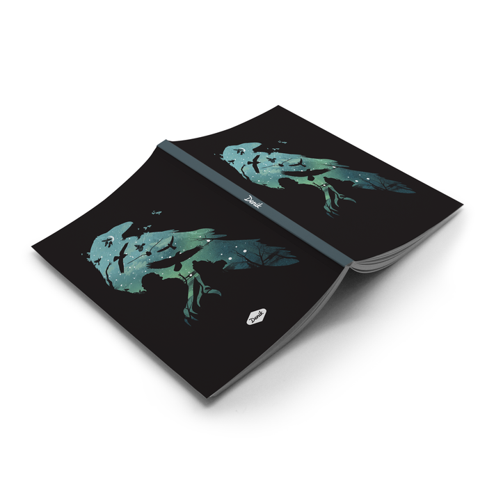 Nights Watch Soft Touch Lined Layflat Notebook