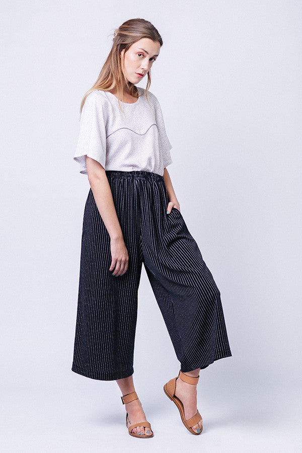 Ninni Elastic Waist Culottes Sewing Pattern-- Named Clothing
