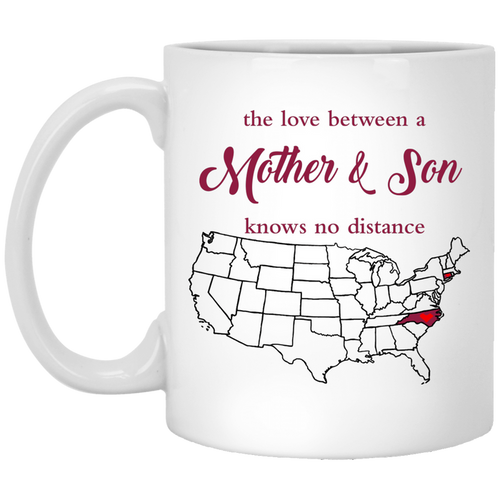 North Carolina Connecticut Mother And Son Mug - Mug Teezalo
