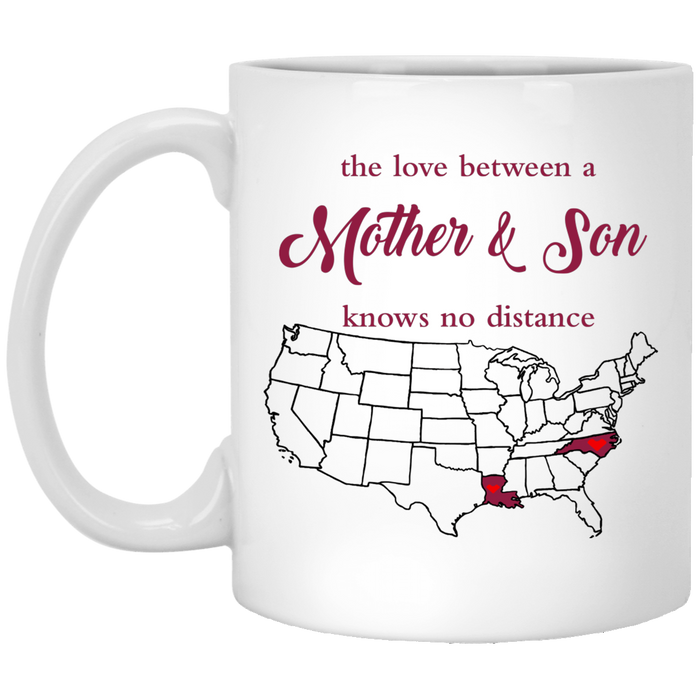 North Carolina Louisiana Mother And Son Mug - Mug Teezalo