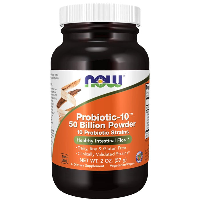 Now Foods Probiotic - 10 50 Billion Powder 2oz - 2927 - The Oasis of Health