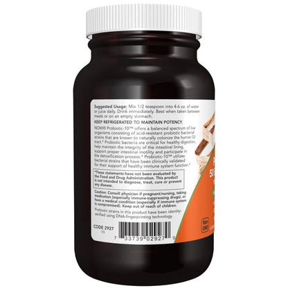 Now Foods Probiotic - 10 50 Billion Powder 2oz - 2927 - The Oasis of Health