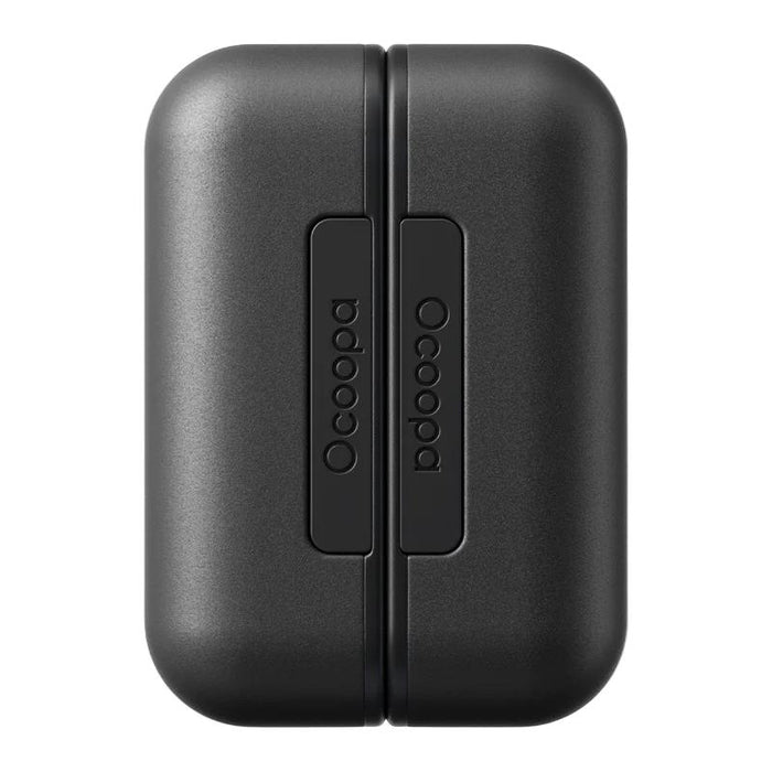 Ocoopa UT2s magnetic rechargeable hand warmers in matte black with a sleek, split-design portable shell.