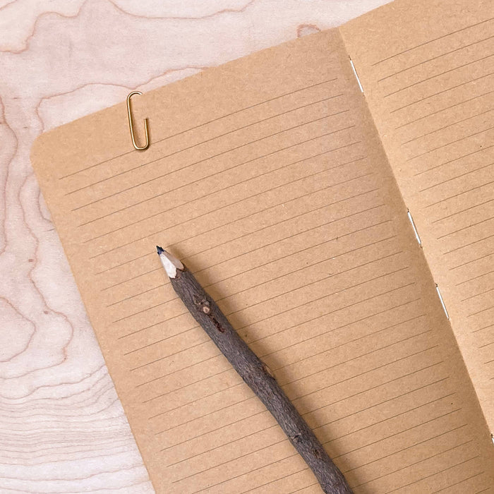 Orange Groove Kraft Classic Lined Layflat Notebook