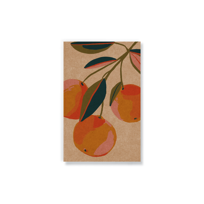 Orange Groove Kraft Classic Lined Layflat Notebook