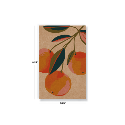 Orange Groove Kraft Classic Lined Layflat Notebook