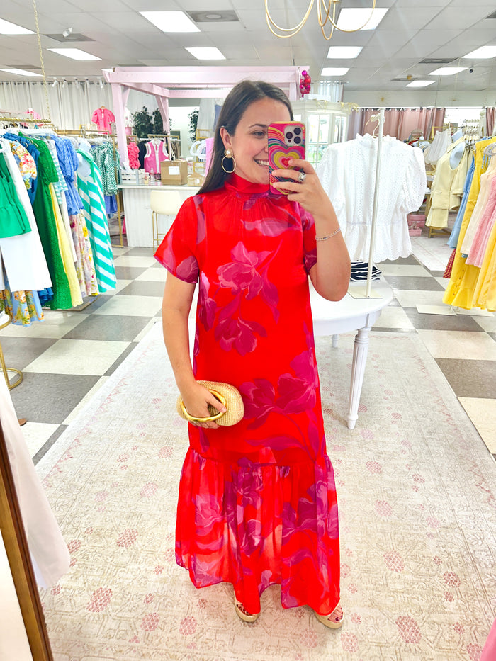 Organza Nights Maxi Dress