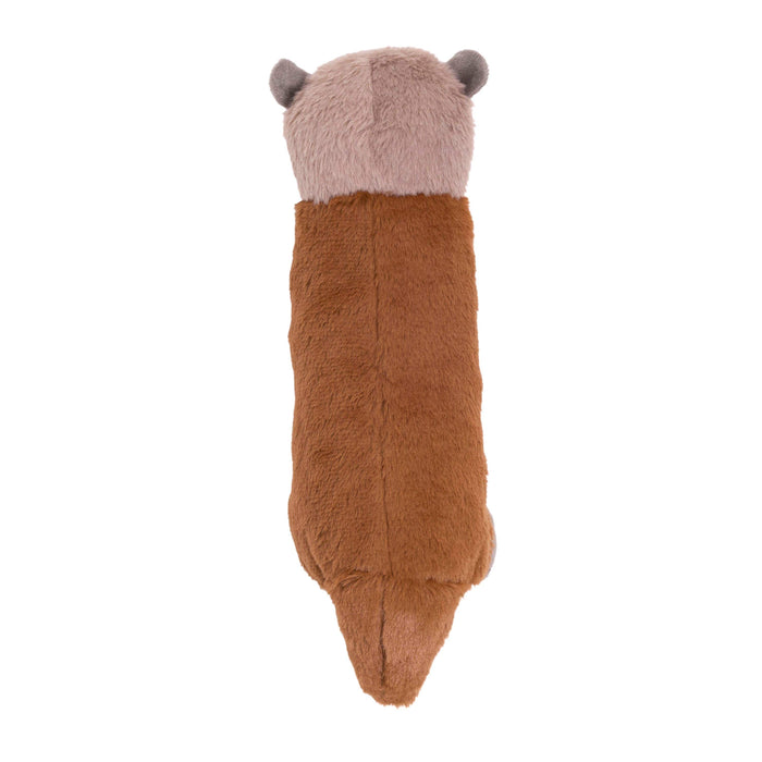 ZippyPaws dog toys Otter Snooziez with Shhhqueaker Plush Dog Toy