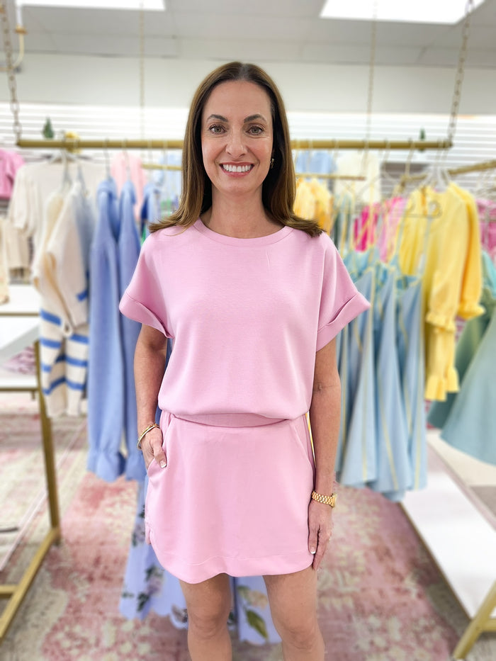 Out and About Pink Skort Set