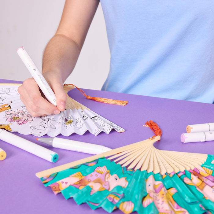 Paper Fan Coloring