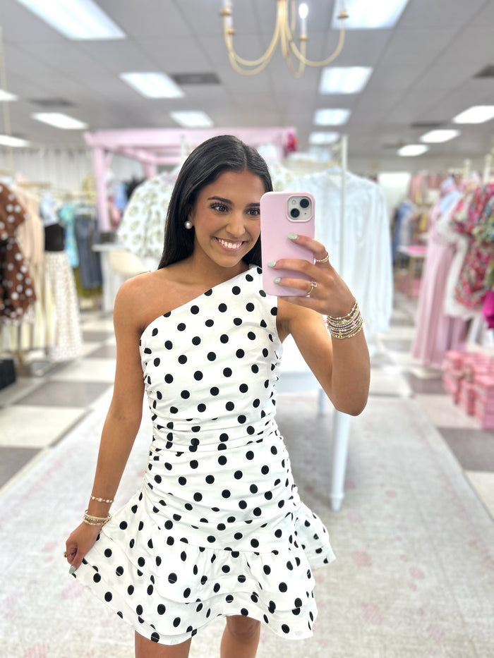 Paris Polka Dot Dress