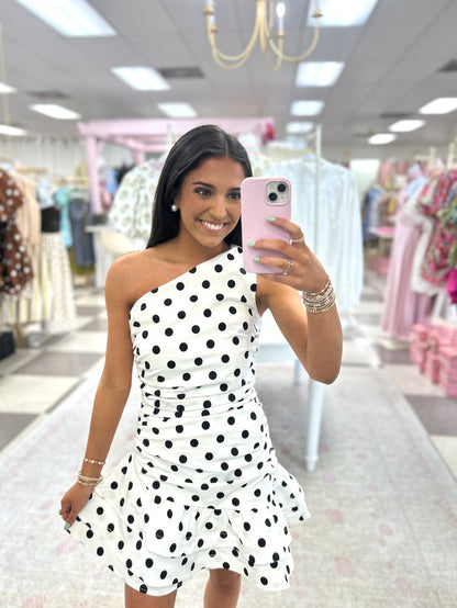 Paris Polka Dot Dress