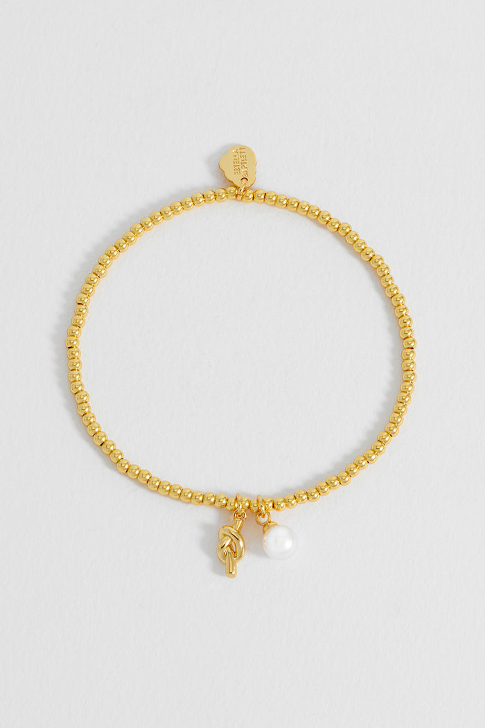 Pearl and Knot Sienna Bracelet