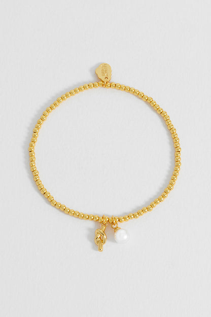 Pearl and Knot Sienna Bracelet