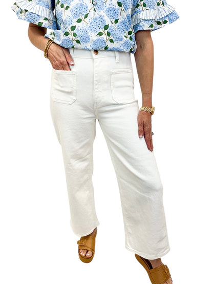 Perfect Fit Jeans (LTJ Front Pocket-White)