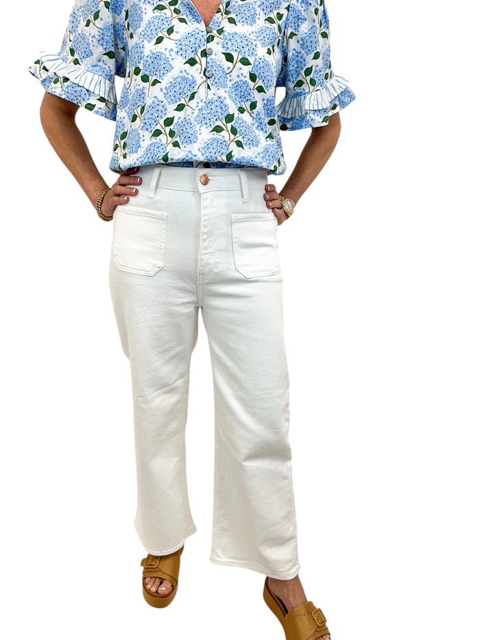 Perfect Fit Jeans (LTJ Front Pocket-White)