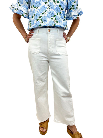 Perfect Fit Jeans (LTJ Front Pocket-White)