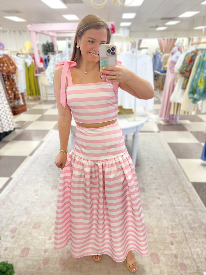 Pink Sands Stripe Set