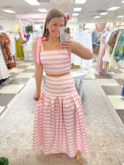 Pink Sands Stripe Set