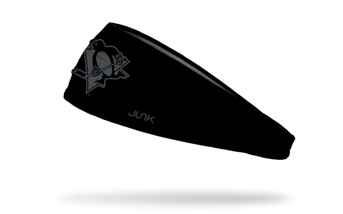 Pittsburgh Penguins: Gray Logo Big Bang Lite Headband - View 1