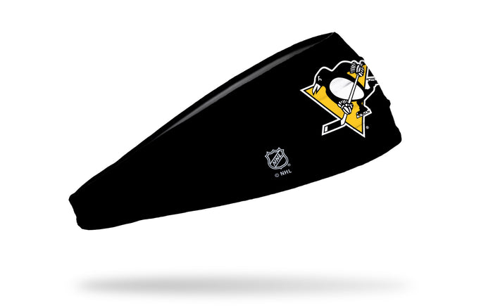 Pittsburgh Penguins: Logo Black Big Bang Lite Headband - View 2