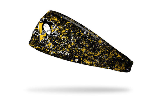 Pittsburgh Penguins: Splatter Big Bang Lite Headband - View 1