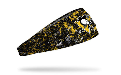 Pittsburgh Penguins: Splatter Big Bang Lite Headband - View 2