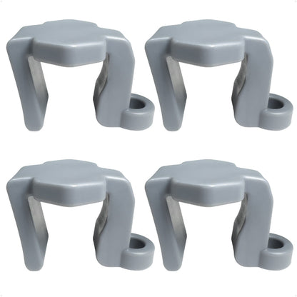Pontoon Fender Clips for 1" - 1-1/4" Square Rails, 4-Pack - FO4685 - Five Oceans
