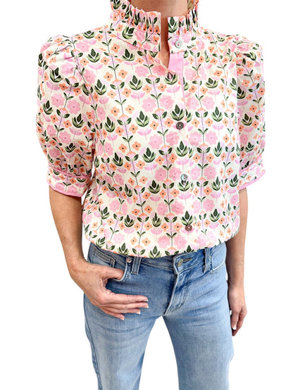Poppy Floral Top