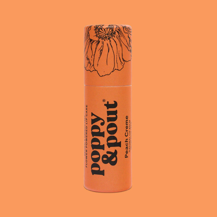 Poppy & Pout Lip Balm in Peach Creme