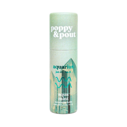 Poppy & Pout Zodiac Cosmic Crystal Lip Balm Collection