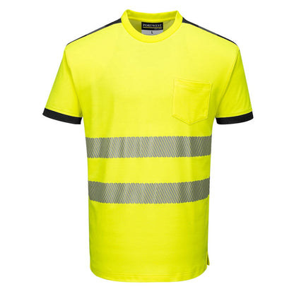 Portwest PW3 Hi-Vis Cotton Comfort T-Shirt S/S - T181