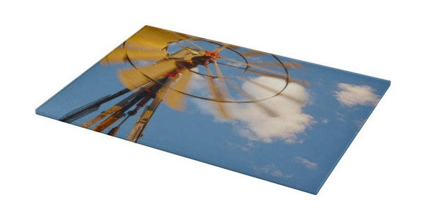 Red Wind Windmill Cutting Board
