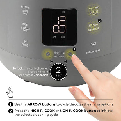 Refurbished C grade 10-Cup HP Twin Pressure Rice Cooker (CRP-ST1009F)