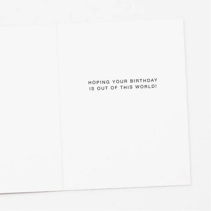 Rocket Birthday Greeting Card