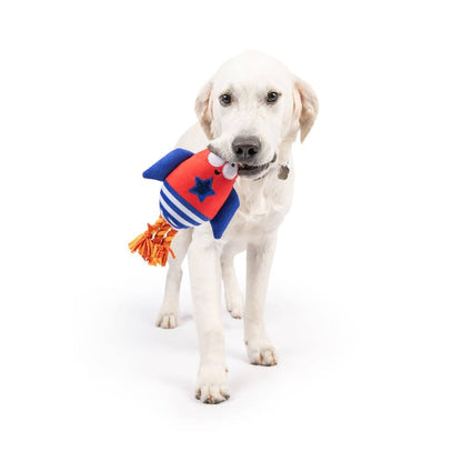 Huxley & Kent Dog Toys Rocket Man Plush Squeak Dog Toy - 2 Sizes