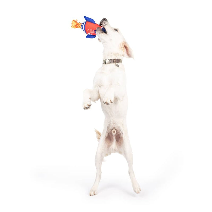 Huxley & Kent Dog Toys Rocket Man Plush Squeak Dog Toy - 2 Sizes