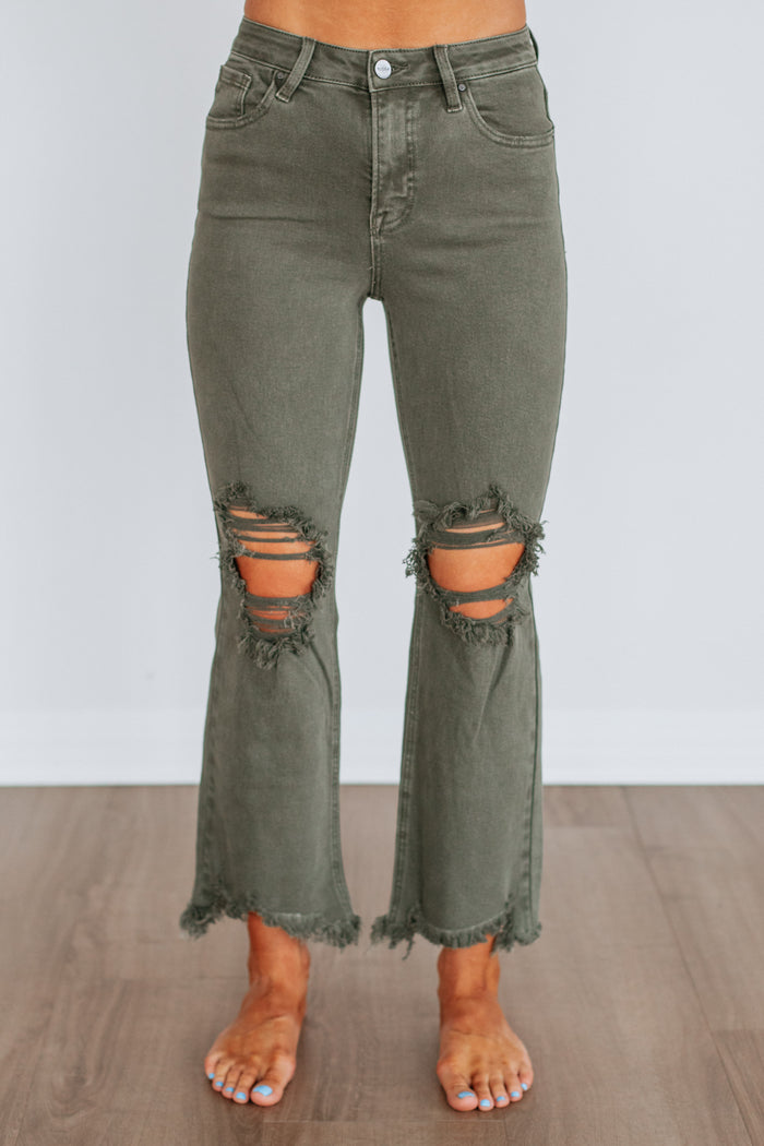 Rudy Risen Jeans - Dark Olive