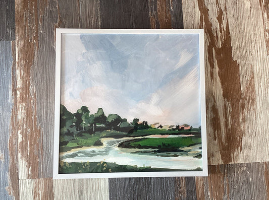 Salt Marsh River 12x12 Green Barn Studio
